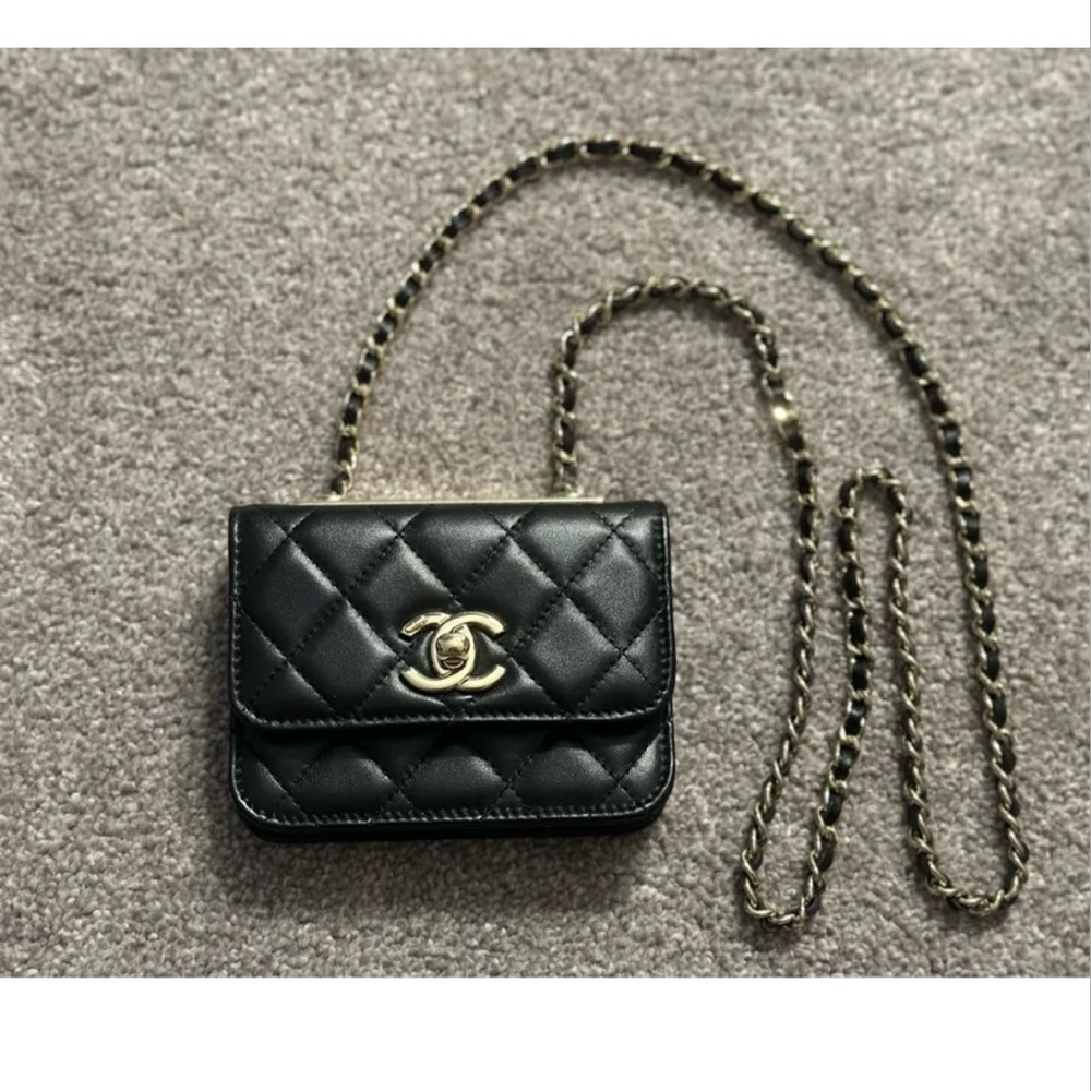 Chanel Black Trendy Quilted Leather Bag - Picture 8 of 9